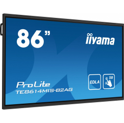 Monitor interaktywny IIYAMA 86 TE8614MIS-B2 INFRARED 50pkt VA 4K 7H WiFi MIC USB ANDROID 13 Google EDLA