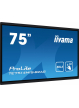 Monitor interaktywny IIYAMA 75 TE7514MIS-B2 INFRARED 50pkt VA 4K 7H WiFi MIC USB ANDROID 13 Google EDLA