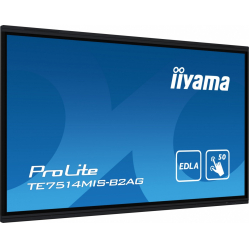 Monitor interaktywny IIYAMA 75 TE7514MIS-B2 INFRARED 50pkt VA 4K 7H WiFi MIC USB ANDROID 13 Google EDLA
