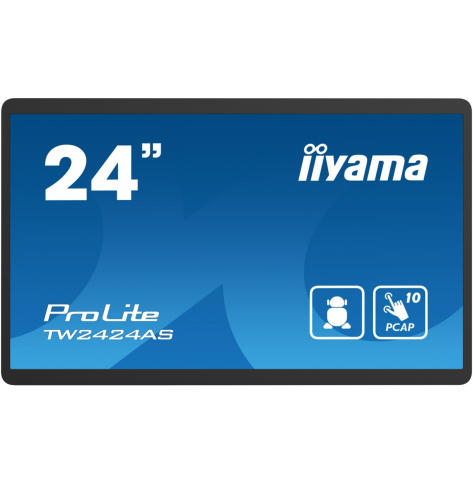 Monitor interaktywny IIYAMA 23.8 cala TW2424AS-B1 POJ.10PKT.24/7 ANDROID 12 z GMS 3H