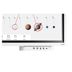Monitor interaktywny Samsung WM55B FLIP PRO 55 Dotykowy 16h/7 350(cd/m2) 3840x2160 (UHD) Flip App USB-C Wi-Fi/BT 3 lata On-Site (LH55WMBWBGCXEN)