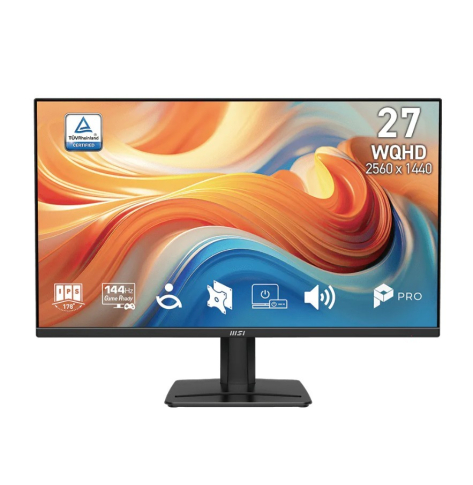 MSI PRO MP275Q E14 27 cali/LED/WQHD/Płaski/144Hz/Czarny
