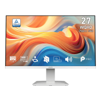 MSI PRO MP273QW E14 LED/WQHD/FLAT/144Hz/biały