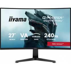 IIYAMA GC2784HSU-B1 FHD 0.7ms VA 1500R 240Hz 2xHDMI DP 2xUSB FreeSync Premium -FHD (48-240Hz) HDR10 2x2W