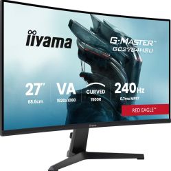 IIYAMA GC2784HSU-B1 FHD 0.7ms VA 1500R 240Hz 2xHDMI DP 2xUSB FreeSync Premium -FHD (48-240Hz) HDR10 2x2W