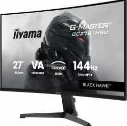 IIYAMA GC2781HSU-B1 VA FHD 144Hz 1ms 2xUSB 1500R 350 cd 4000:1 HDMI DP FreeSync -FHD (48-144Hz) 2x2W