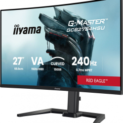 IIYAMA GCB2784HSU-B1 FHD 0.7ms VA 1500R 240Hz 2xHDMI DP 2xUSB FreeSync Premium -FHD (48-240Hz) HDR10 2x2W HAS150(PIVOT)