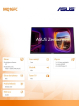 Monitor Asus MQ16FC WUXGA OLED 2xUSB-C