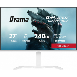 IIYAMA GB2771HSU-W1 0.4ms Fast IPS HAS (150) PIVOT 1xUSB 3.2 1xUSB C 240Hz DP 2xHDMI Adaptive G-SYNC - 1920 x 1080 @48-240Hz Dis