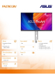 Monitor Asus PA278CGRV BK 2DP HDMI USB HUB USB głośniki