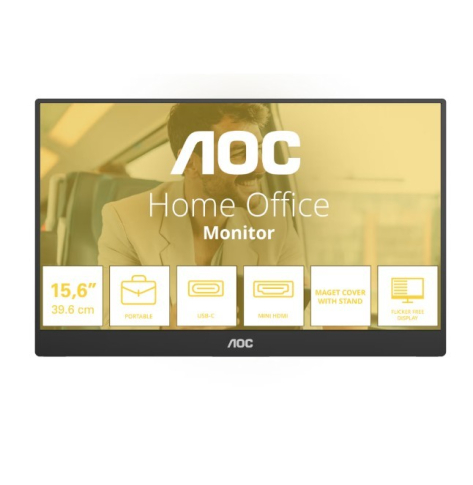 AOC 16T20E2 15.6 cala IPS Mini HDMI USB-C Głośniki 