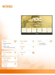 AOC 16T20E2 15.6 cala IPS Mini HDMI USB-C Głośniki 