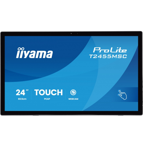 IIYAMA T2455MSC-B2 POJ.10PKT.IPS HDMI DP USB3.0 CAM MIC FHD 120Hz