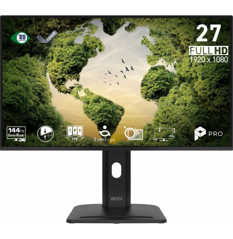 MSI PRO MP275PGN E14 27 cali/LED/FHD/Zakrzywiony/144Hz/Czarny