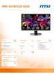 MSI MPG 322URX QD-OLED 31.5/LED/FLAT/240Hz/Czarny