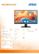 MSI PRO MP241 E14V 23.8 cala/ LED/FHD/FLAT/144Hz/Czarny