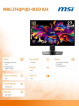 Monitor MSI MAG 274QP QD-OLED X24 26.5 FLAT QD-OLED WQHD 240Hz