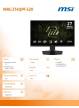 Monitor MSI MAG 274QPF E20 27 LED WQHD FLAT 200Hz czarny