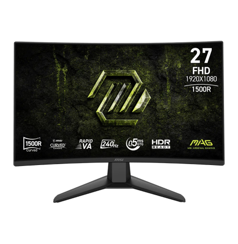 Monitor MSI MAG 274CF X24 27cali LED FHD curved 240Hz czarny