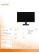 Monitor AG NEOVO LA-2703 100Hz HDMI DP VGA 