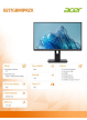 Acer B277GBMIPRZX IPS 120Hz HDMI DP VGA