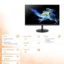 Acer CB272P6BIPR IPS 144Hz HDMI DP VGA