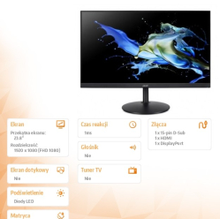 Acer CB242YP6BIPR IPS 144Hz HDMI DP VGA