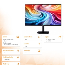 Acer KA242YP0bi VA 144Hz HDMI DP VGA