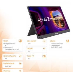 Monitor Asus MB16NCG IPS WQXGA USBC mHDMI 