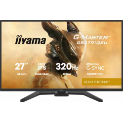 IIYAMA 25 cali GB2791QSU-B1 0.6ms DP 2xHDMI 2.1 320Hz Fast IPS WQHD 350 cd/m2 USB HUB x4 (2x Type-A 2x Type-C) G-SYNC compatible - HDMI: 2