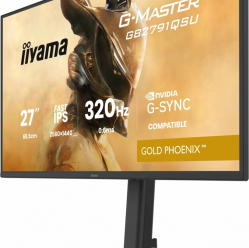 IIYAMA 25 cali GB2791QSU-B1 0.6ms DP 2xHDMI 2.1 320Hz Fast IPS WQHD 350 cd/m2 USB HUB x4 (2x Type-A 2x Type-C) G-SYNC compatible - HDMI: 2