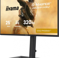 IIYAMA 25 cali GB2591HSU-B1 0.4ms DP 2xHDMI 2.1 320Hz Fast IPS USB HUB x4
