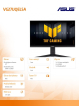 Asus VG27UQEL5A TUF IPS 4K HDMI USB DP