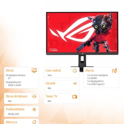 Asus XG27ACMES ROG IPS QHD HDMI USB DP