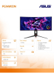 Monitor Asus PG34WCDN QD-OLED 360Hz DP HDMI US