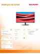 Monitor Sharp MultiSync DD-E244F 24 czarny