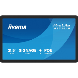 IIYAMA ProLite S2225AS-B1 IPS FHD A14 24/7 RJ45 500cd2 USB-C 2x5W iiSignage WI-FI