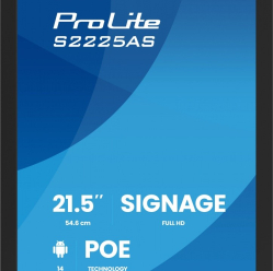 IIYAMA ProLite S2225AS-B1 IPS FHD A14 24/7 RJ45 500cd2 USB-C 2x5W iiSignage WI-FI