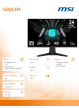 Monitor MSI G242L E14 23.8 LED FHD Flat 144Hz Czarny