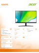 Acer K243YEBMIX FHD 100Hz IPS HDMI VGA 