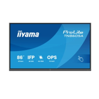 IIYAMA 86 cali TN8605A-B1AG IPS 4K 40pkt 500cd nonOS 1200:1 5ms DeepContrast-IR+ 1xVGA 2xHDMI DP USB-C(PD65W) 2xRJ45 2x20W PiP PbP UCHWYT ŚCIENN