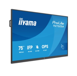 IIYAMA 75 cali TN7505A-B1AG IPS 4K 40pkt 500cd nonOS 1200:1 5ms DeepContrast-IR+ 1xVGA 2xHDMI DP USB-C(PD65W) 2xRJ45 2x20W PiP PbP UCHWYT ŚCIENN