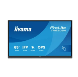 IIYAMA 65 cali TN6505A-B1AG IPS 4K 40pkt 500cd nonOS 1200:1 5ms DeepContrast-IR+ 1xVGA 2xHDMI DP USB-C(PD65W) 2xRJ45 2x20W PiP PbP UCHWYT ŚCIENN