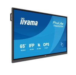 IIYAMA 65 cali TN6505A-B1AG IPS 4K 40pkt 500cd nonOS 1200:1 5ms DeepContrast-IR+ 1xVGA 2xHDMI DP USB-C(PD65W) 2xRJ45 2x20W PiP PbP UCHWYT ŚCIENN