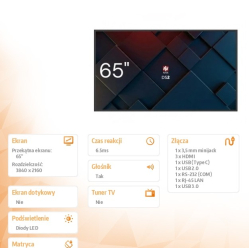 AVTek informacyjny DS2 65 cali