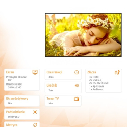 LG 86UL5Q-E 500cd/m2 UHD 24/7