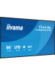 IIYAMA 86 cali LH8664UHS-B3AG 24/7 IPS ANDROID 14 4K 2xHDMI RJ45 2xUSB WiF iUSB-C(DP-Alt) 2x16W iiSignage? (CMS) iiControl (DMS) iiShare ES