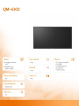 Monitor AG NEOVO 43 cale QM-4303 4K VA UHD 24/7 500NIT