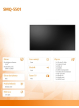 Monitor AG NEOVO SMQ-5501 350cd/m2 12000:1 24/7 4K 