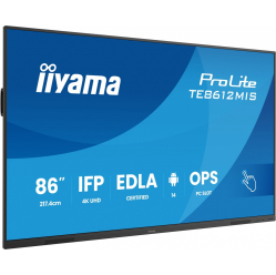 IIYAMA 86 cali TE8612MIS-B4AG 40pkt IPS 4K 24/7 7H ANDROID 14 RK3576 8/128GB EDLA Essential 
